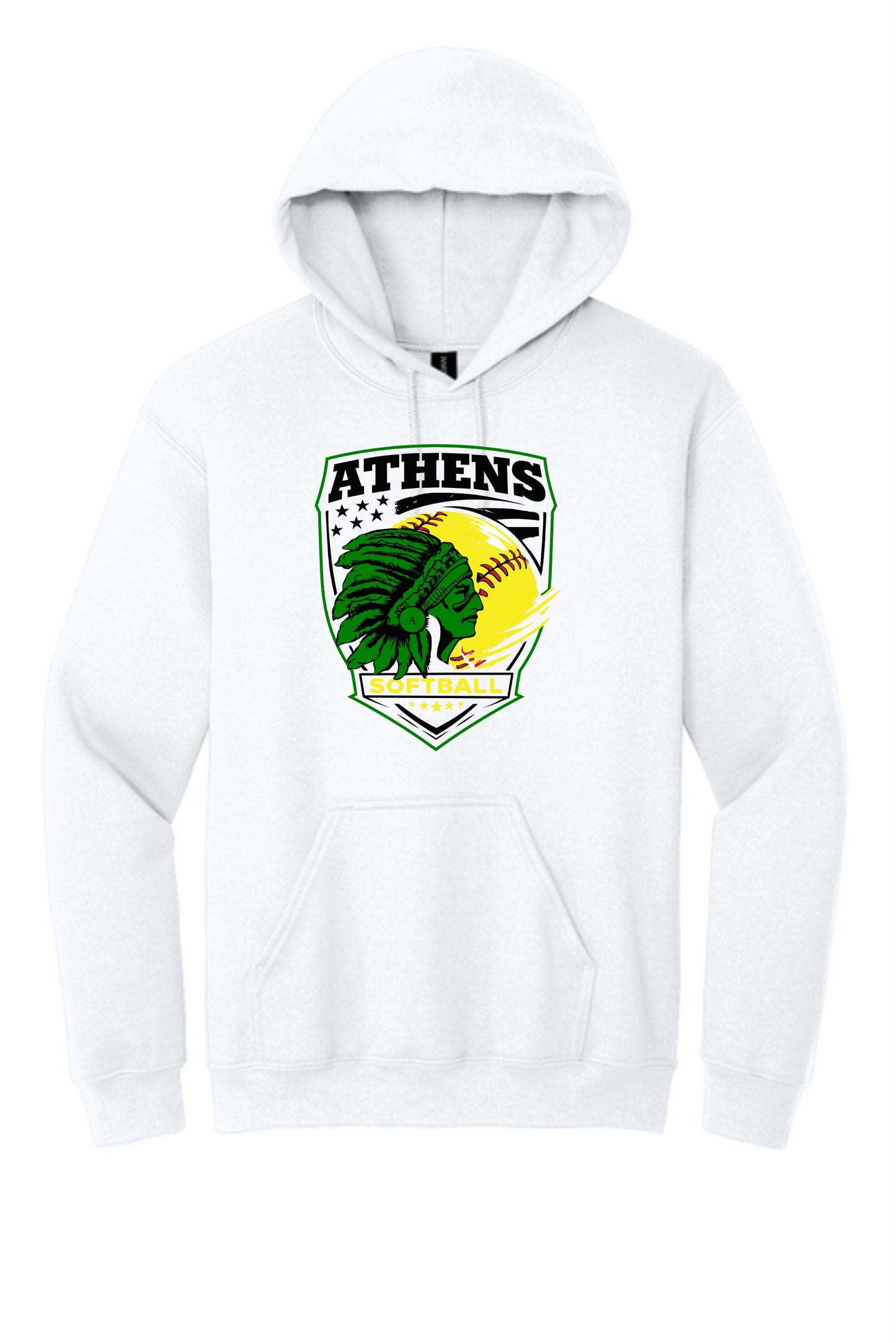 Athens High School Softball Unisex Hoodie (P.18500)
