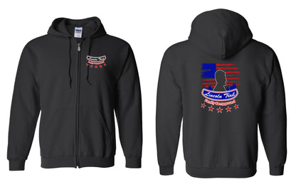 Lincoln Trail Family Campground Unisex Full Zip Hooded Sweatshirt (P.18600)