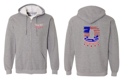 Lincoln Trail Family Campground Unisex Full Zip Hooded Sweatshirt (P.18600)