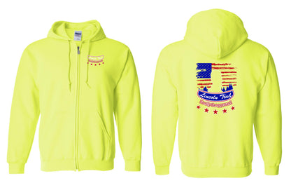 Lincoln Trail Family Campground Unisex Full Zip Hooded Sweatshirt (P.18600)