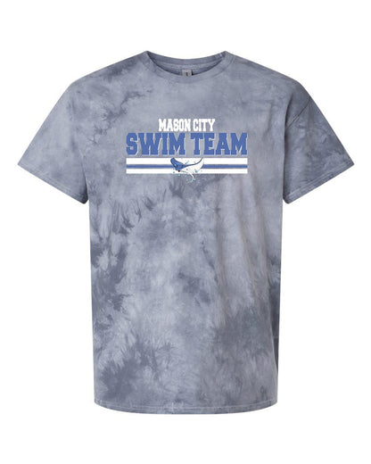 Mason City Swim Team Unisex Tie Dye T-Shirt (P.200CR)