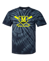 Milton Baseball Tie Dye Pinwheel T-Shirt (200CY, 20BCY)