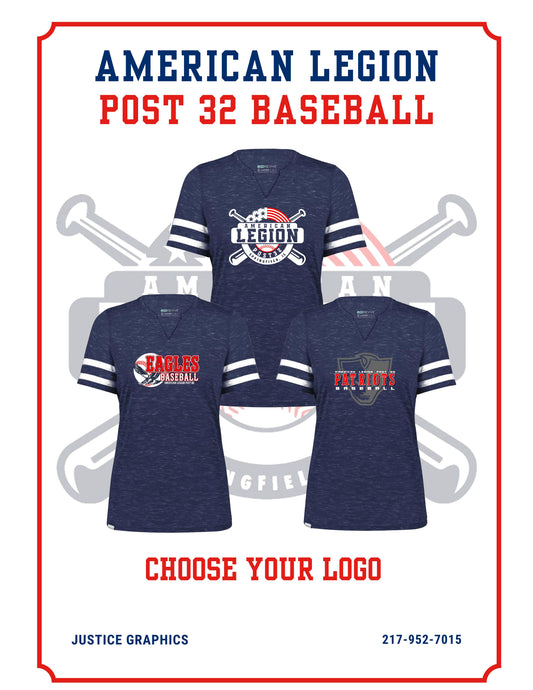 American Legion Post 32 Baseball Holloway  Ladies Monterey Tee (P. 223245)