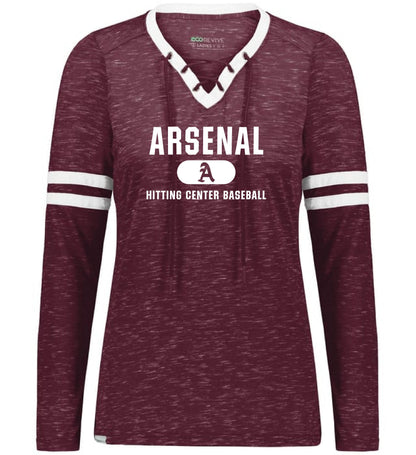 Arsenal Baseball Ladies Monterey Long Sleeve Tee (P.223246)