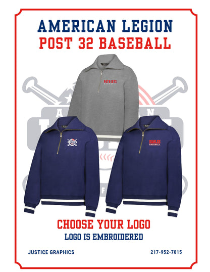 American Legion Post 32 Baseball LADIES HERITAGE PREP PULLOVER (E.223782)