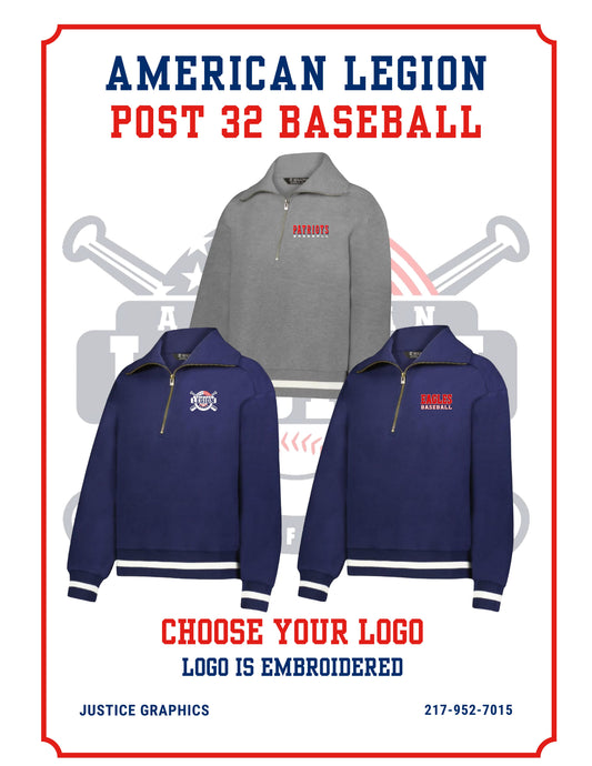 American Legion Post 32 Baseball LADIES HERITAGE PREP PULLOVER (E.223782)