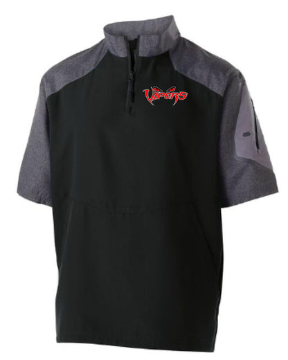 VIPERS BASEBALL UNISEX HOLLOWAY RAIDER SHORT SLEEVE PULLOVER (EMB. 229545)