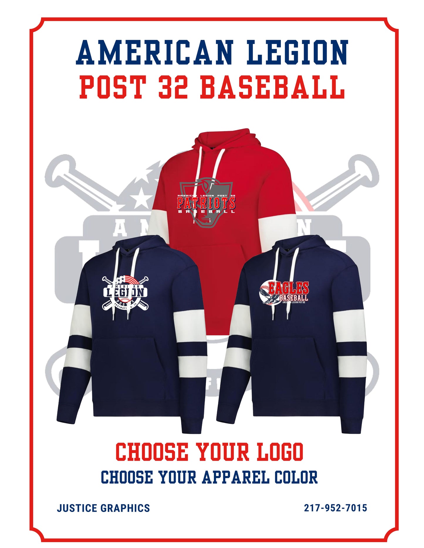 American Legion Post 32 Baseball JACKSON WAY HOODIE (P.229576)