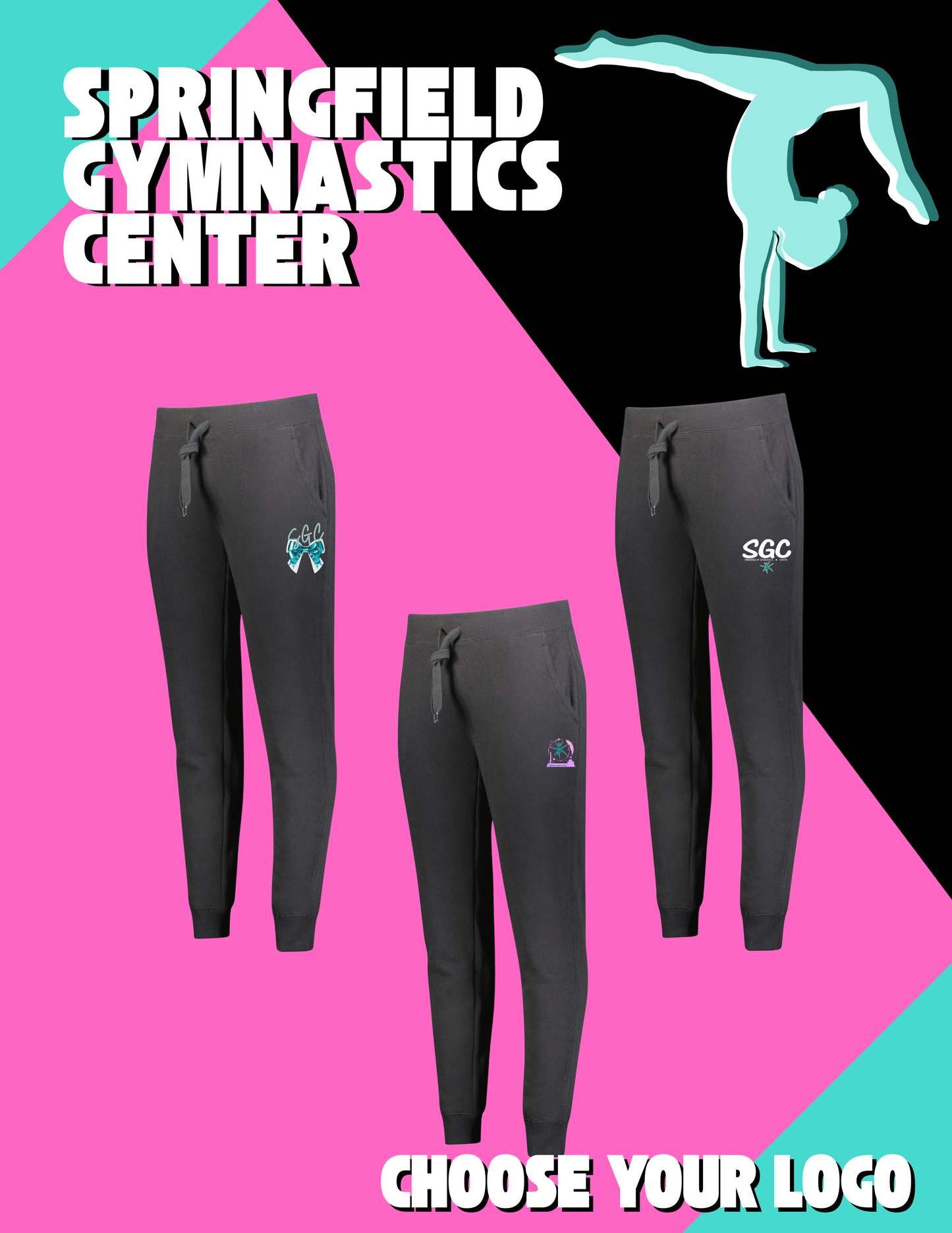 SPRINGFIELD GYMNASTICS CENTER Unisex/YOUTH Fleece Jogger (P.229548/229648)
