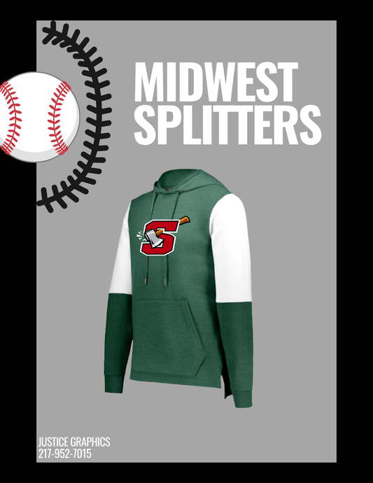 MIDWEST SPLITTERS All-American Team Fleece Colorblocked Hooded Sweatshirt - (P.222581)