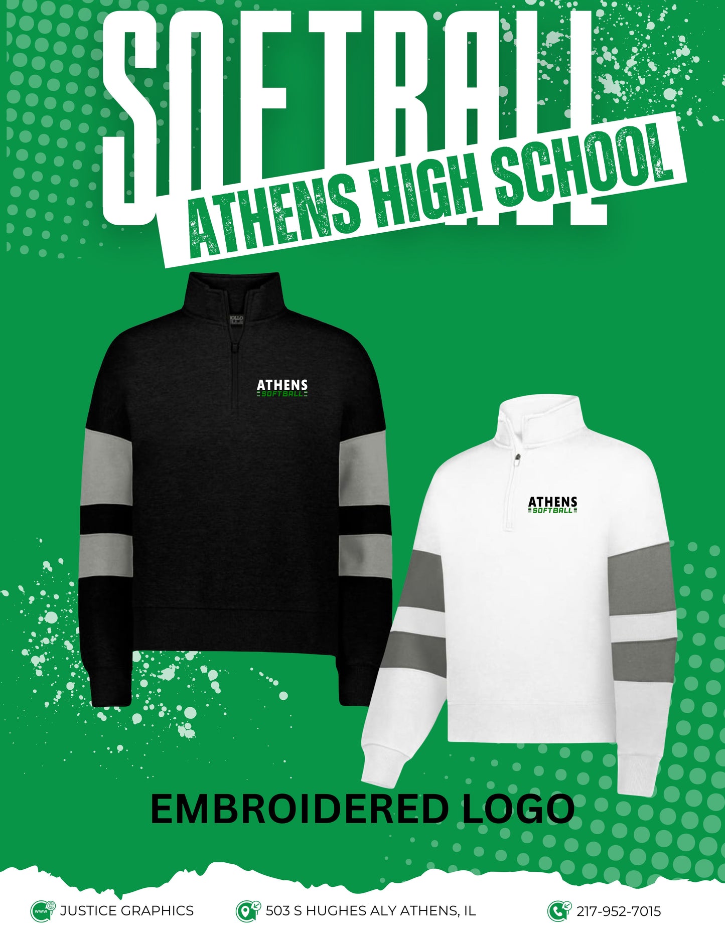 Athens High School Softball LADIES JACKSON WAY PULLOVER (E.229758)