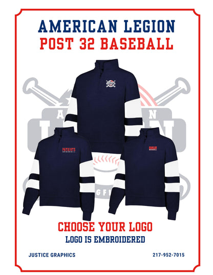American Legion Post 32 Baseball LADIES JACKSON WAY PULLOVER (E.229758)
