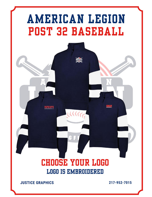 American Legion Post 32 Baseball LADIES JACKSON WAY PULLOVER (E.229758)