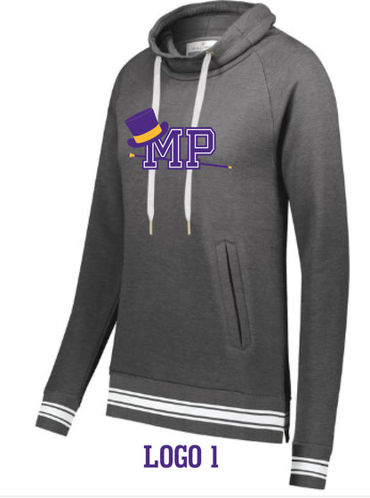 Mount Pulaski Toppers Ladies All-American Funnel Neck Pullover (P.229763)
