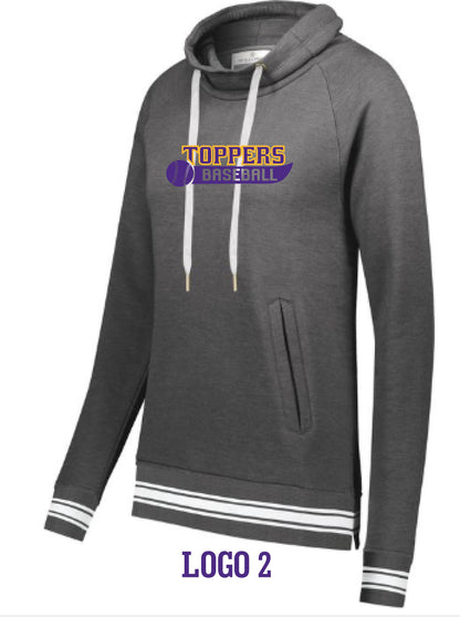 Mount Pulaski Toppers Ladies All-American Funnel Neck Pullover (P.229763)