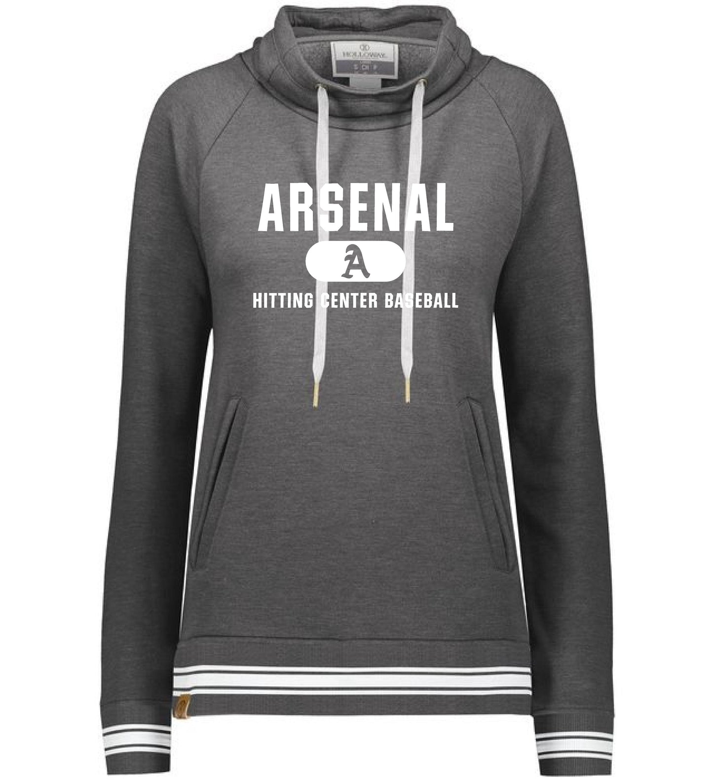 Arsenal Baseball Ladies All-American Funnel Neck Pullover (P.229763)