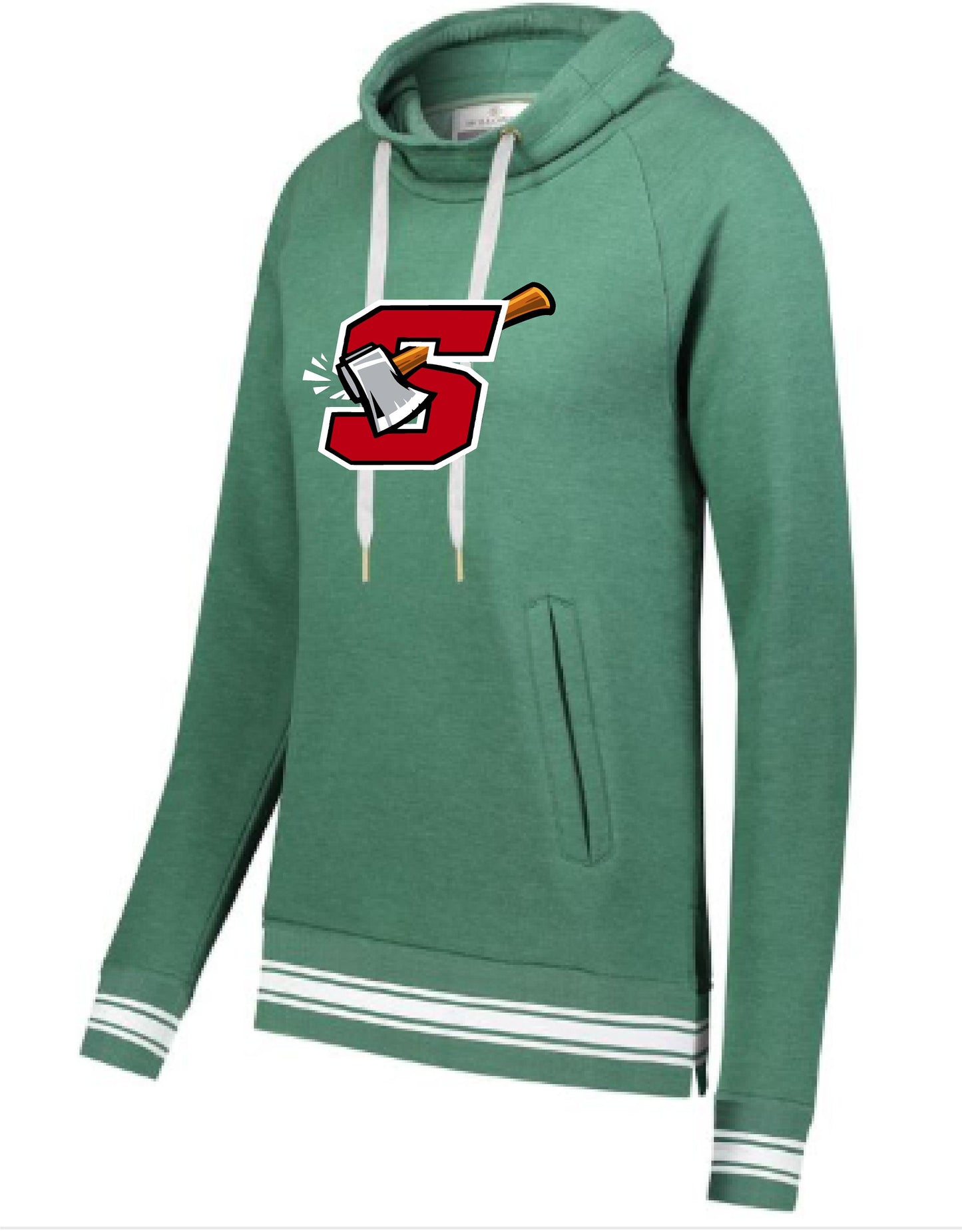 MIDWEST SPLITTERS Ladies All-American Funnel Neck Pullover (P.229763)