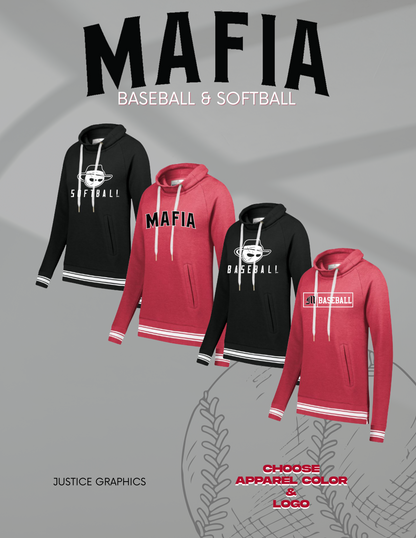 MAFIA BASEBALL Ladies All-American Funnel Neck Pullover (P.229763)