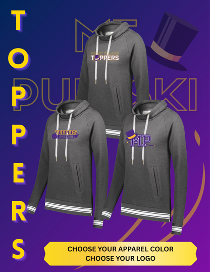 Mount Pulaski Toppers Ladies All-American Funnel Neck Pullover (P.229763)