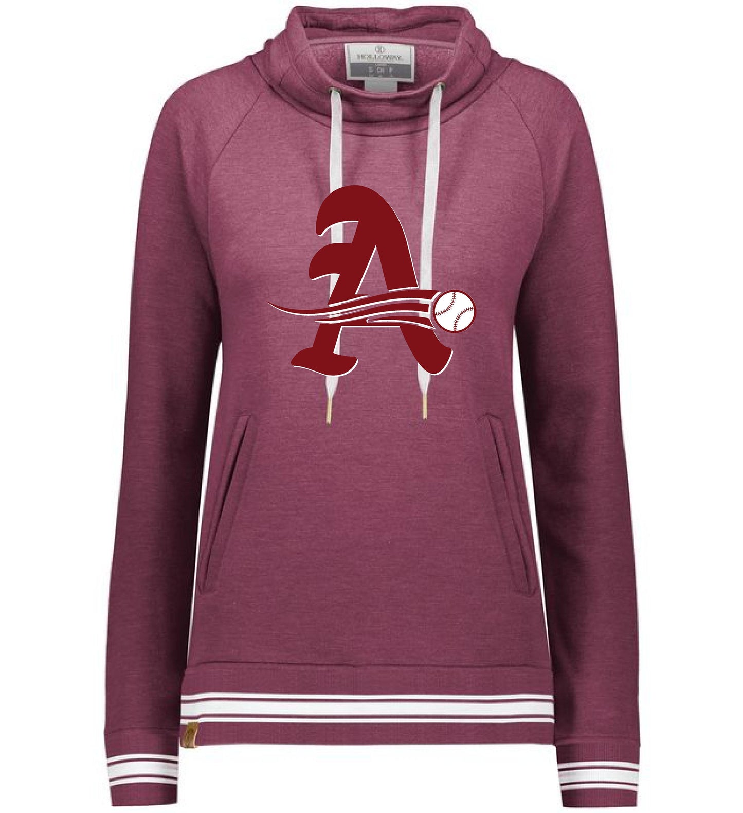 Arsenal Baseball Ladies All-American Funnel Neck Pullover (P.229763)