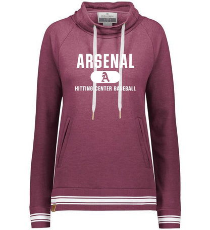 Arsenal Baseball Ladies All-American Funnel Neck Pullover (P.229763)