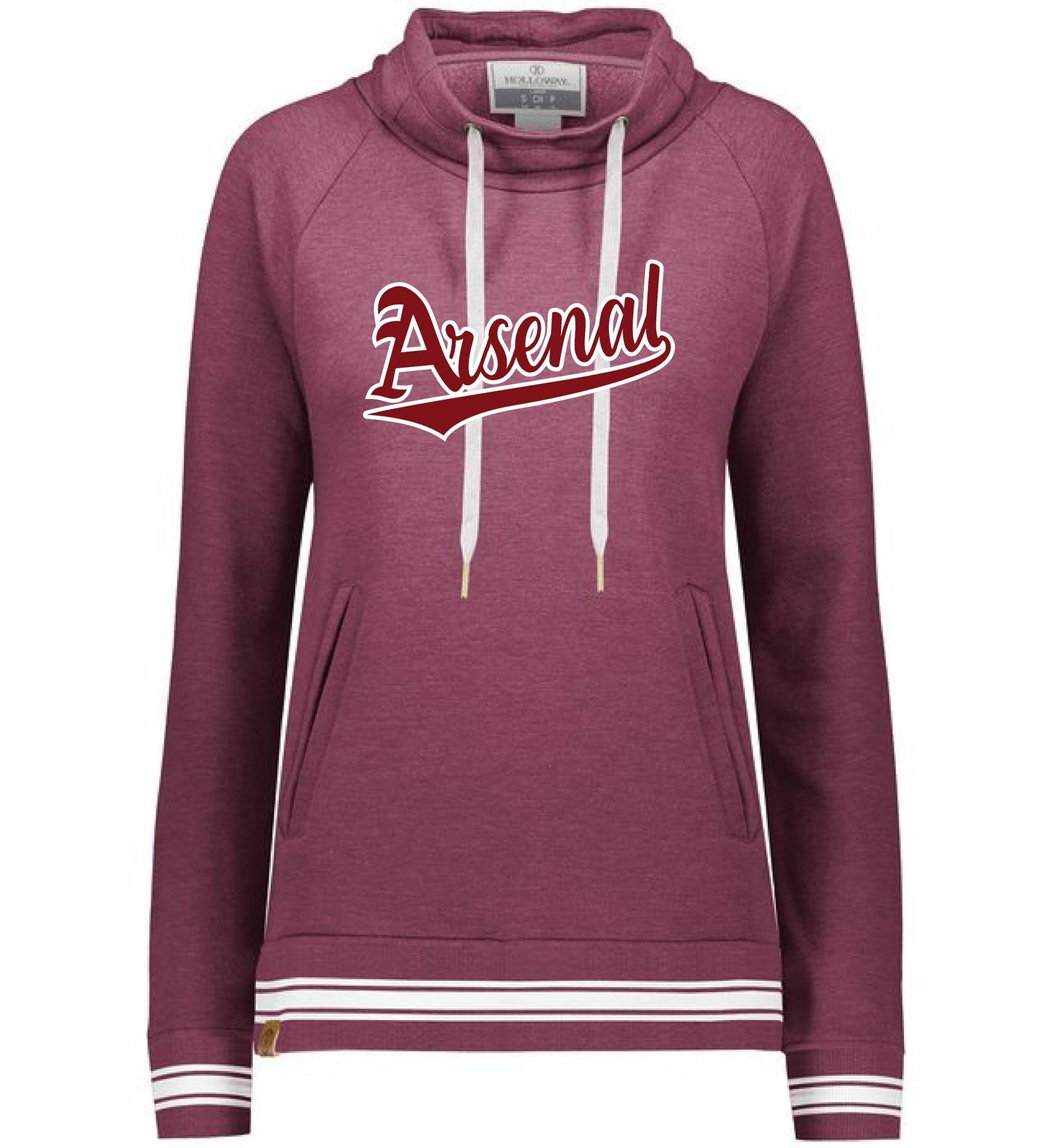 Arsenal Baseball Ladies All-American Funnel Neck Pullover (P.229763)