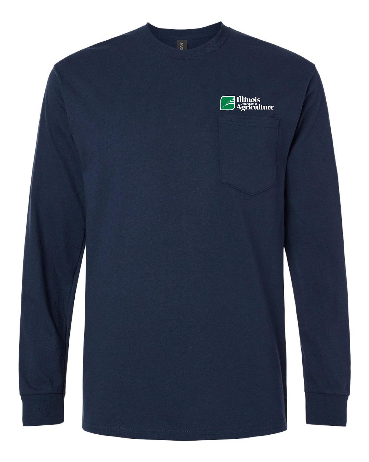 Illinois Department of Agriculture SALE Long Sleeve Pocket T-Shirt (P.2410)