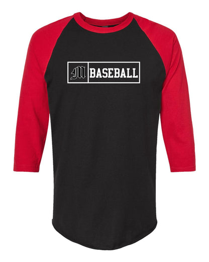 MAFIA BASEBALL/SOFTBALL Unisex Fine Jersey Raglan T-Shirt (P.245)