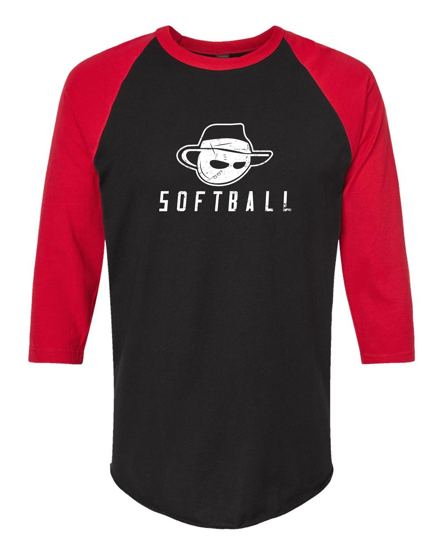 MAFIA BASEBALL/SOFTBALL Unisex Fine Jersey Raglan T-Shirt (P.245)