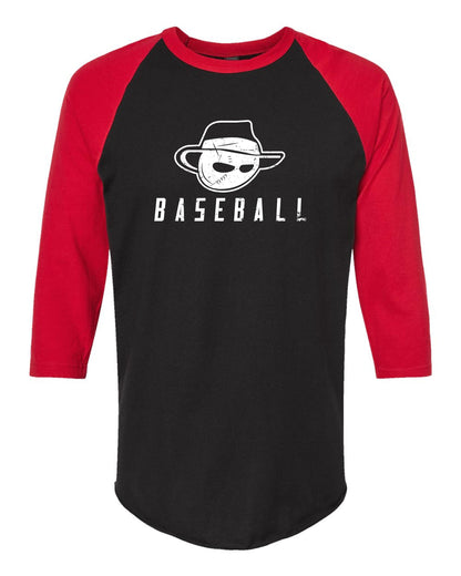 MAFIA BASEBALL/SOFTBALL Unisex Fine Jersey Raglan T-Shirt (P.245)