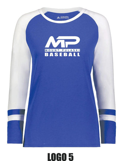 MT. PULASKI GRADE SCHOOL LADIES FANATIC LONG SLEEVE T-SHIRT (P.2917)