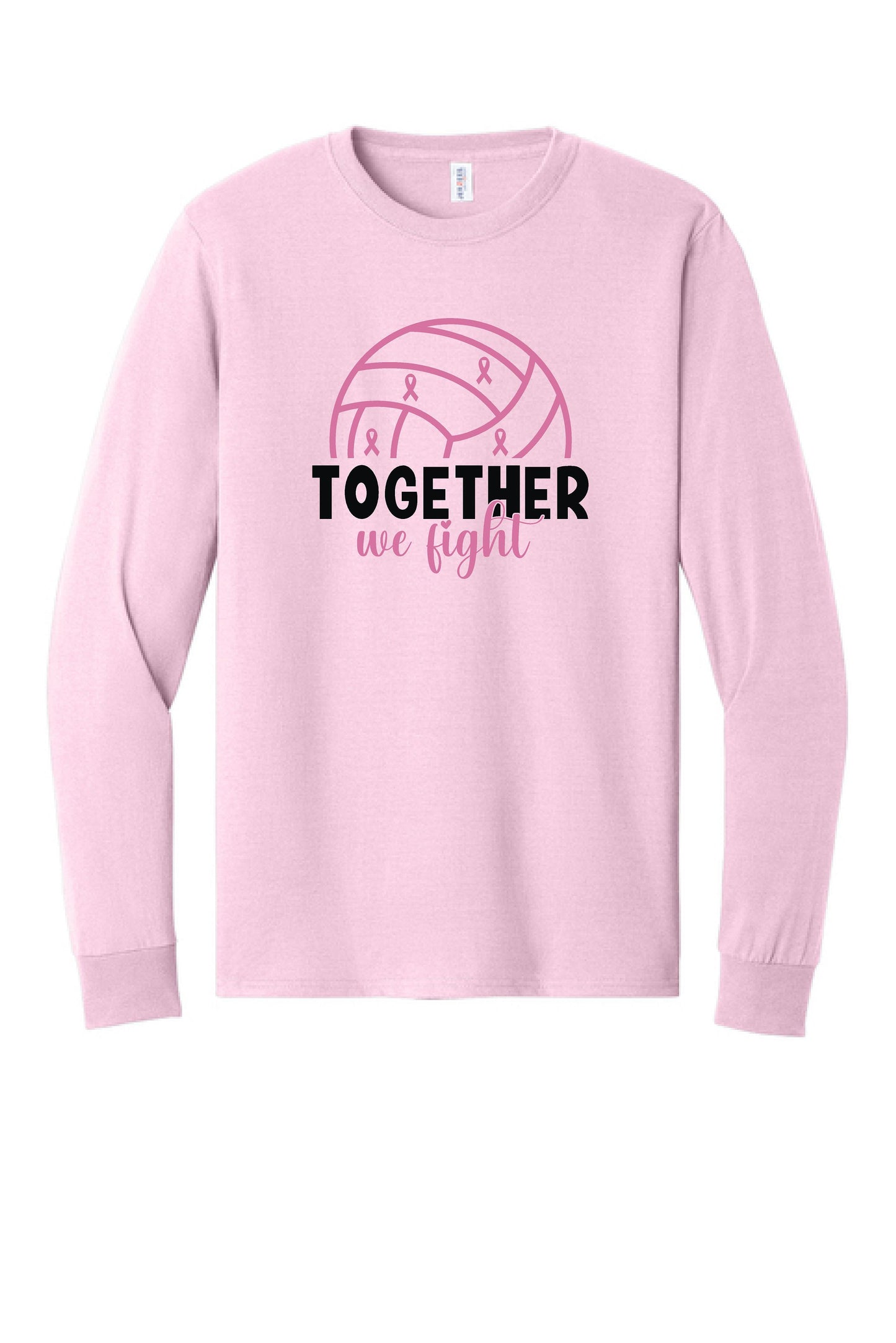 Breast Cancer Awareness Volleyball Long Sleeve T-Shirt (P.29LS)