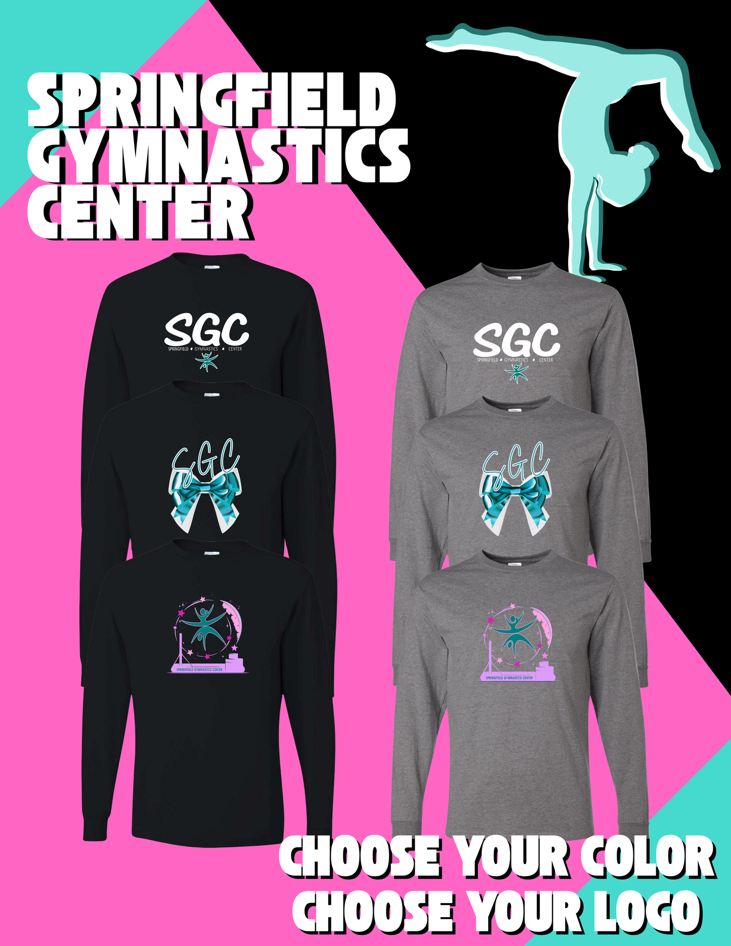 SPRINGFIELD GYMNASTICS CENTER UNISEX LONG SLEEVE (P.29LSR)