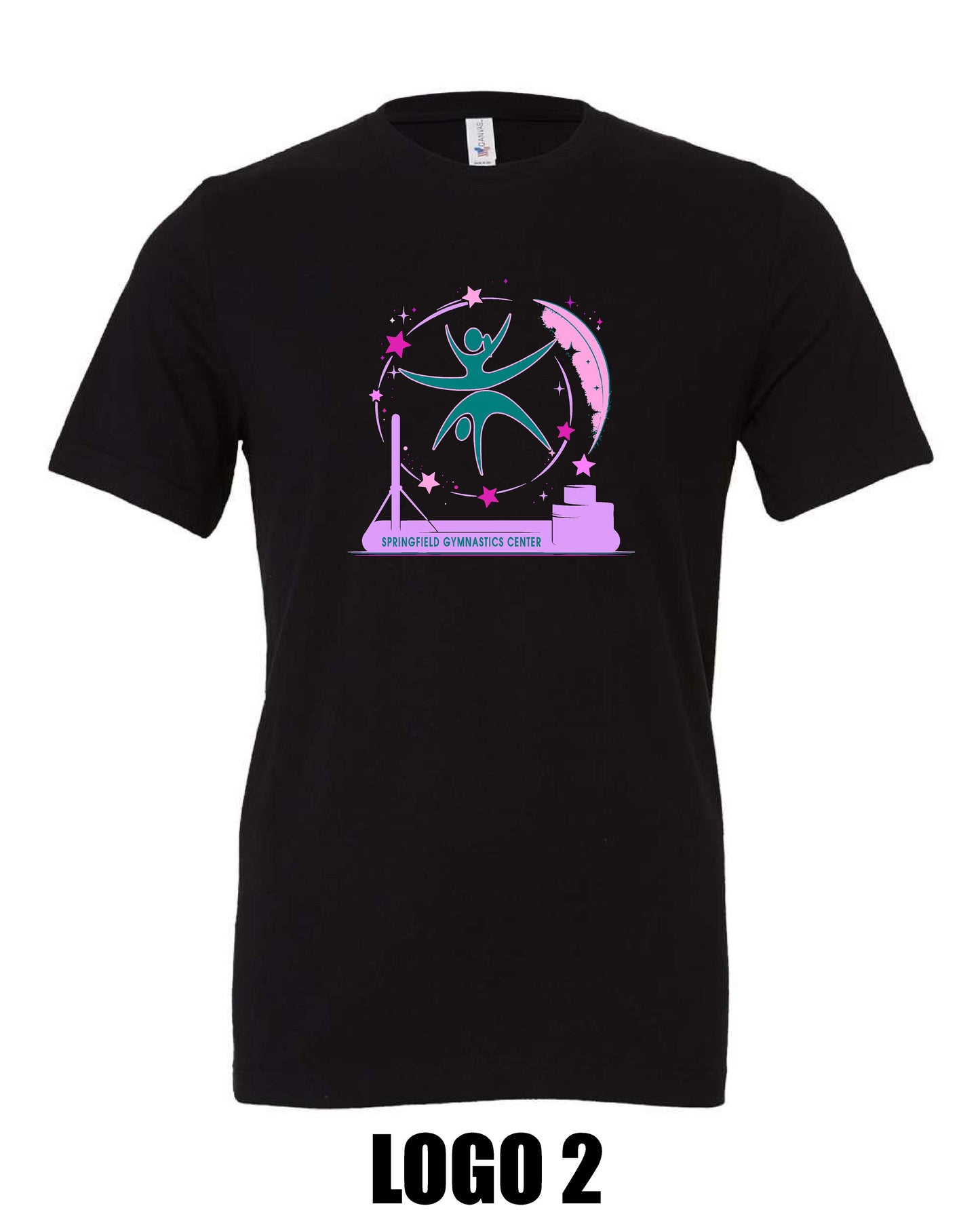 SPRINGFIELD GYMNASTICS CENTER BELLA UNISEX TEE (P.3001)