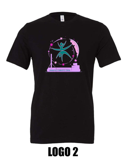 SPRINGFIELD GYMNASTICS CENTER BELLA UNISEX TEE (P.3001)