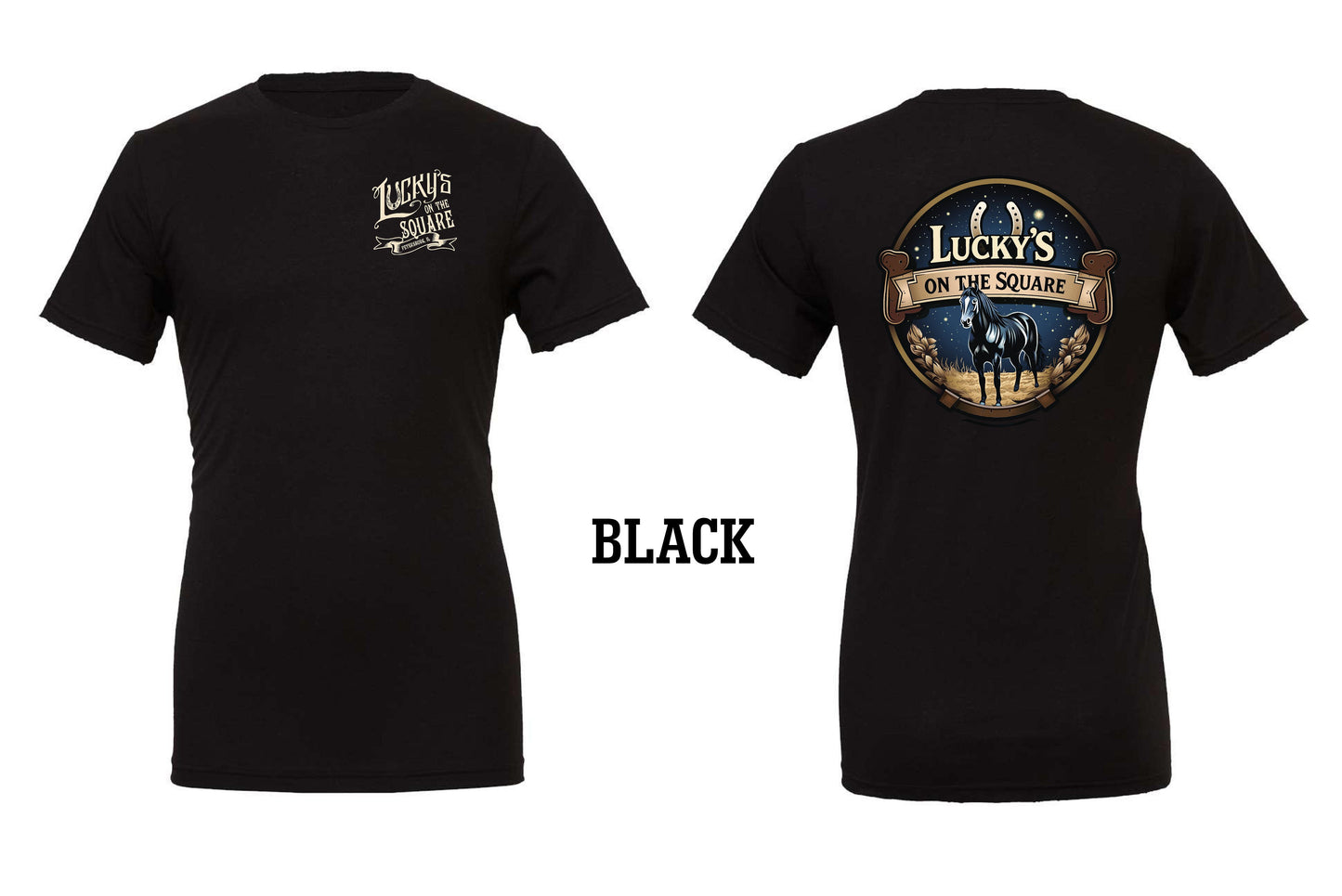 LUCKY'S ON THE SQUARE BELLA + CANVAS - CVC Jersey Tee (P.3001CVC)