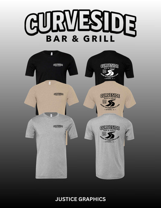 Curveside Bar & Grill BELLA + CANVAS CVC Jersey Tee (P.3001CVC)