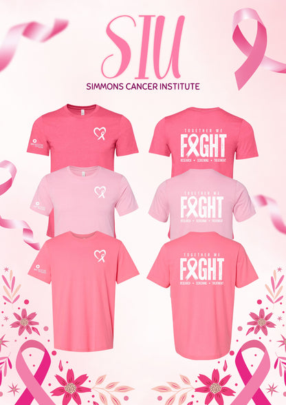 SIU Medicine Simmons Cancer Institute Breast Cancer Unisex Bella T-Shirt (P.3001CVC)