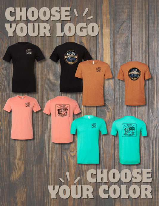 LUCKY'S ON THE SQUARE BELLA + CANVAS - CVC Jersey Tee (P.3001CVC)