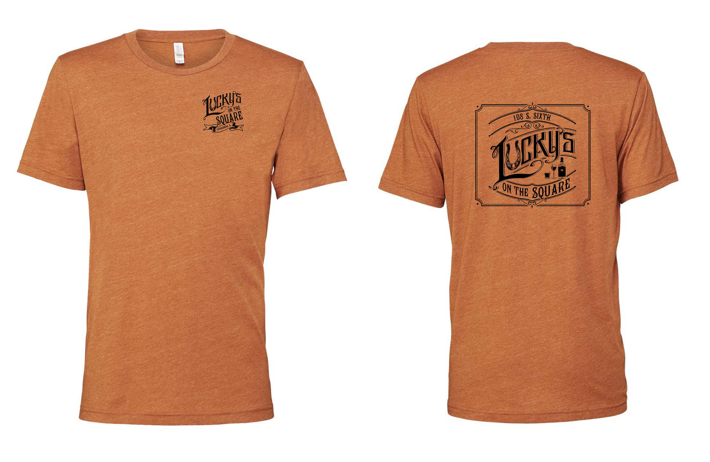 LUCKY'S ON THE SQUARE BELLA + CANVAS - CVC Jersey Tee (P.3001CVC)