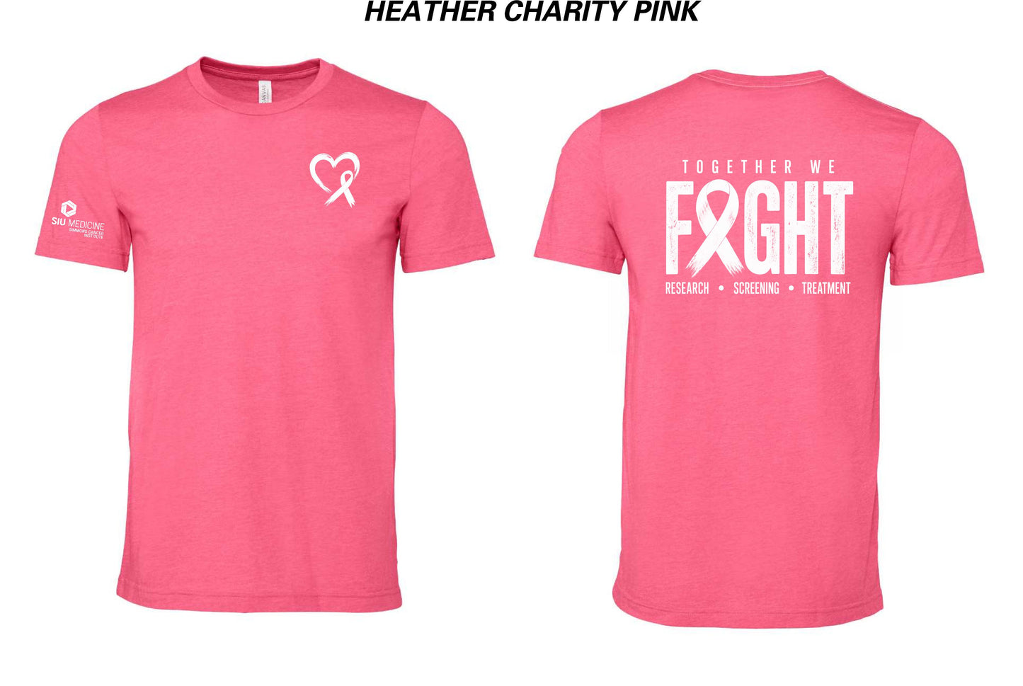 SIU Medicine Simmons Cancer Institute Breast Cancer Unisex Bella T-Shirt (P.3001CVC)