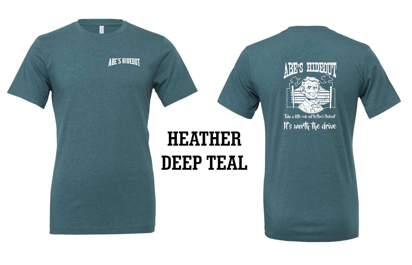ABE'S HIDEOUT BELLA UNISEX TEE (P.3001CVC)