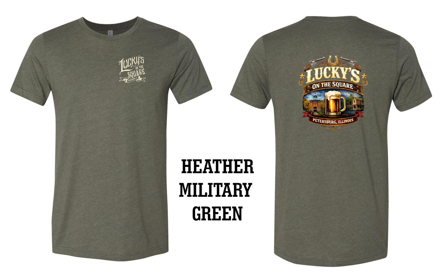 LUCKY'S ON THE SQUARE BELLA + CANVAS - CVC Jersey Tee (P.3001CVC)