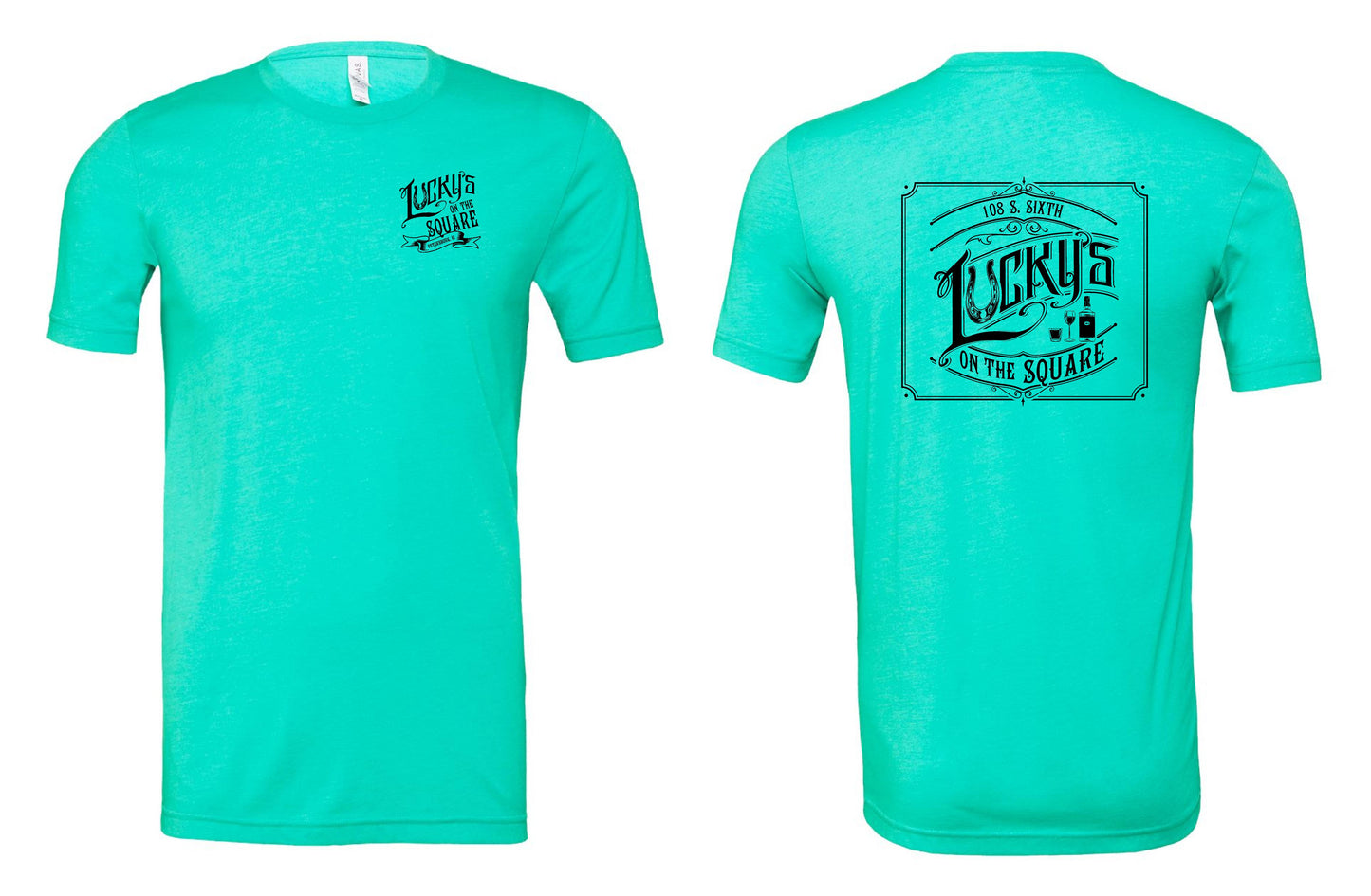 LUCKY'S ON THE SQUARE BELLA + CANVAS - CVC Jersey Tee (P.3001CVC)