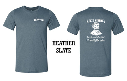 ABE'S HIDEOUT BELLA UNISEX TEE (P.3001CVC)