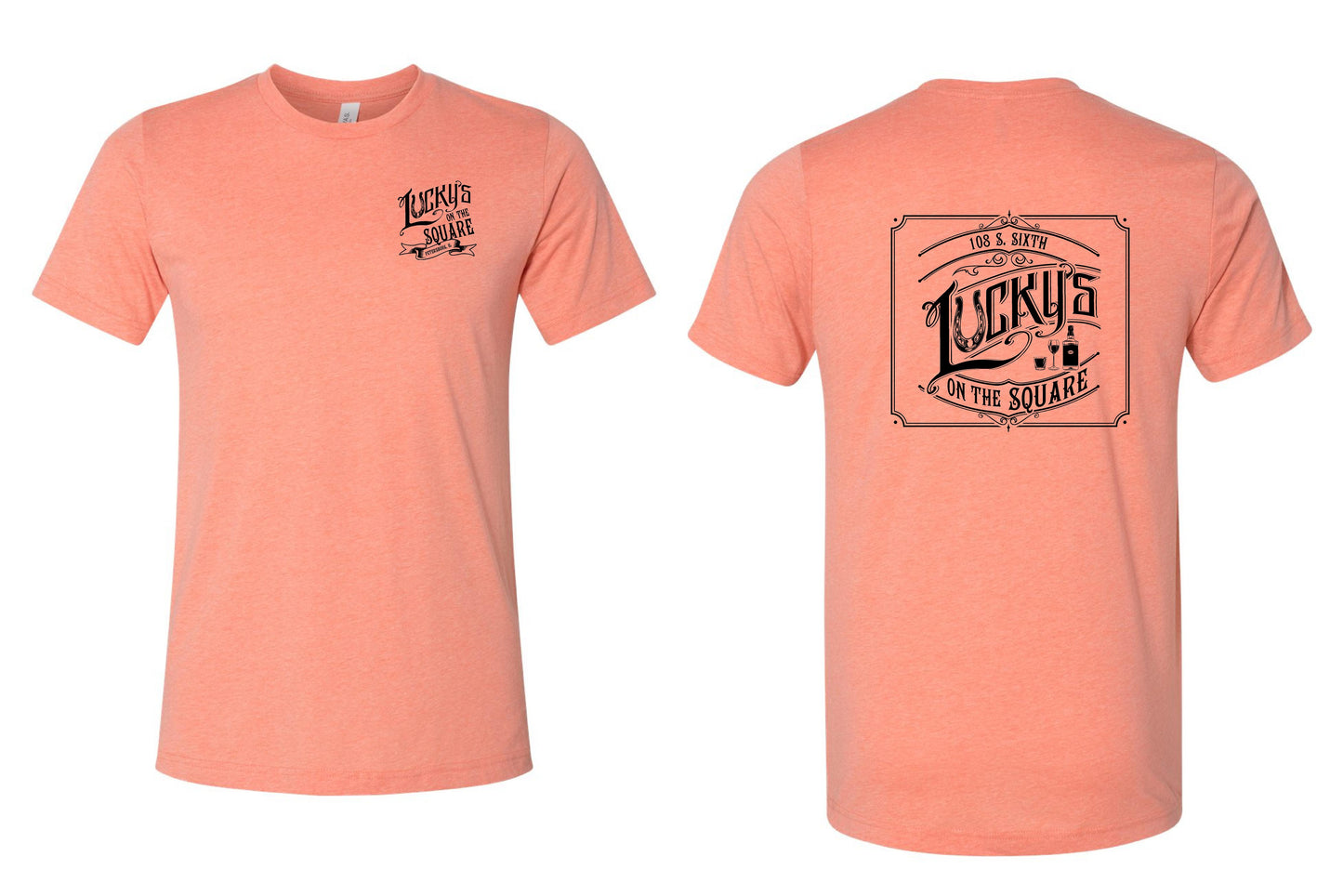 LUCKY'S ON THE SQUARE BELLA + CANVAS - CVC Jersey Tee (P.3001CVC)