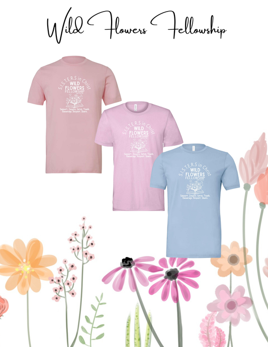 Wild Flowers Fellowship BELLA + CANVAS Tee (P.3001)