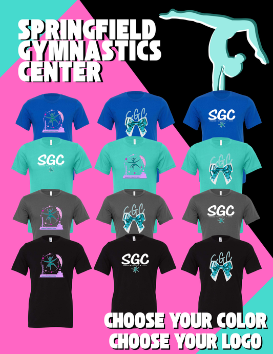 SPRINGFIELD GYMNASTICS CENTER BELLA UNISEX TEE (P.3001)