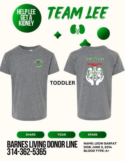Team Lee BELLA + CANVAS - Toddler Jersey Tee - (P.3001T)