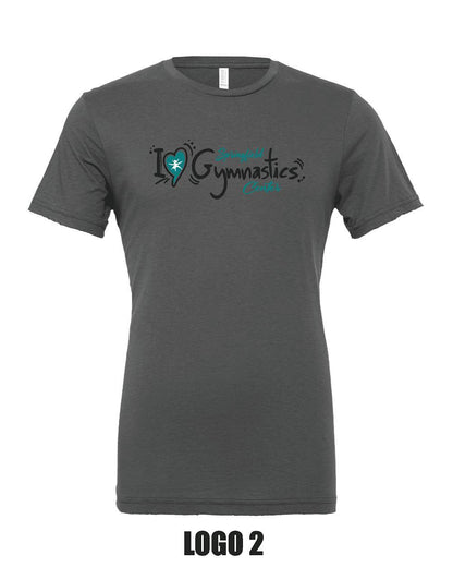 SPRINGFIELD GYMNASTICS CENTER BELLA UNISEX TEE (P.3001)